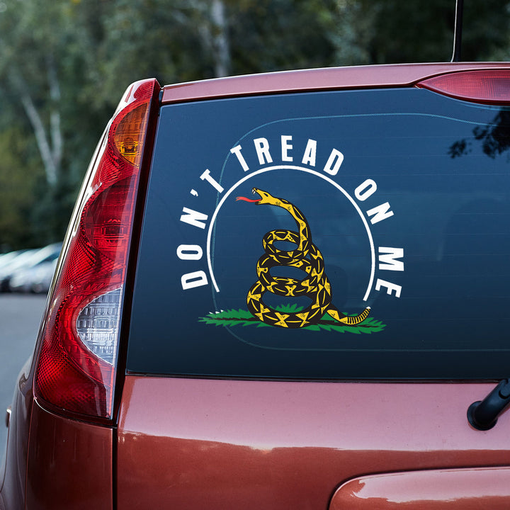 Snake Dont Tread On Me Vinyl Car Decal Sticker