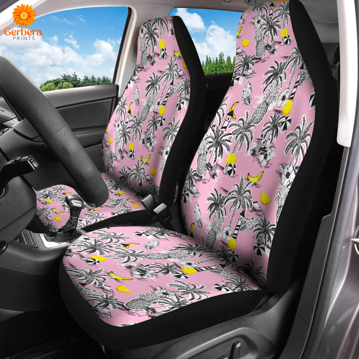 Beautiful Island With Palm Trees Car Seat Cover Car Interior Accessories CSC5166