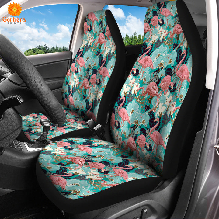 Today I'm Just Flamazing Flamingo Tropical Car Seat Cover Car Interior Accessories CSC5440