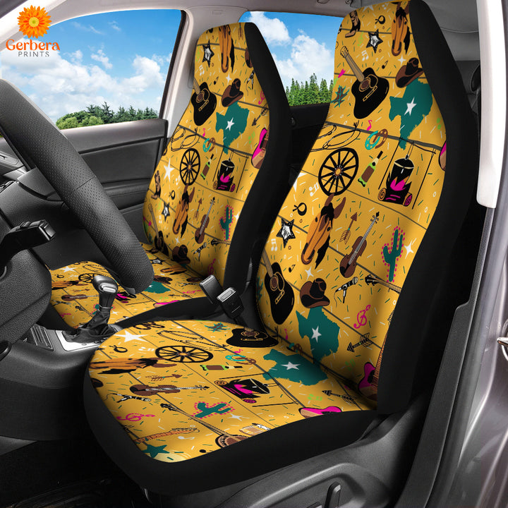 Texas Cowboy Style Car Seat Cover Car Interior Accessories CSC5455