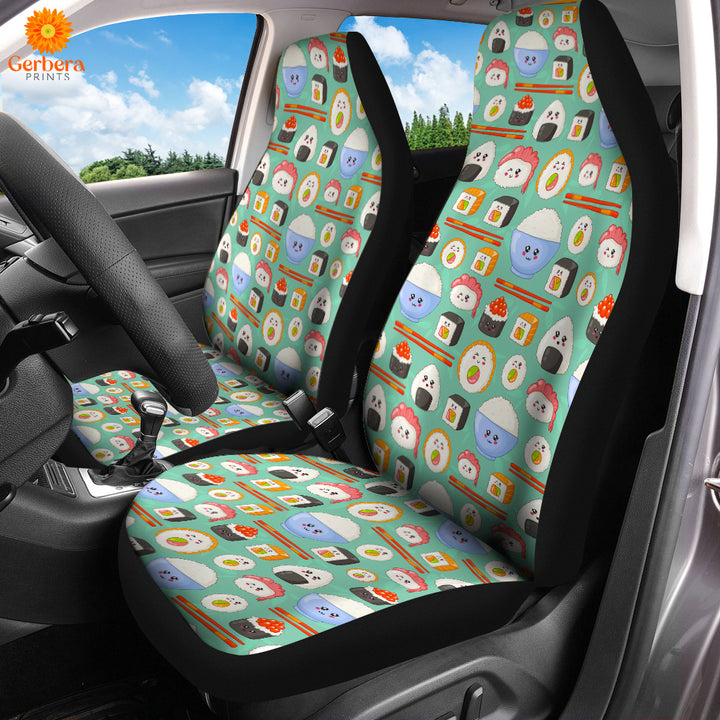 Sushi Sashimi And Rolls Car Seat Cover Car Interior Accessories CSC5589