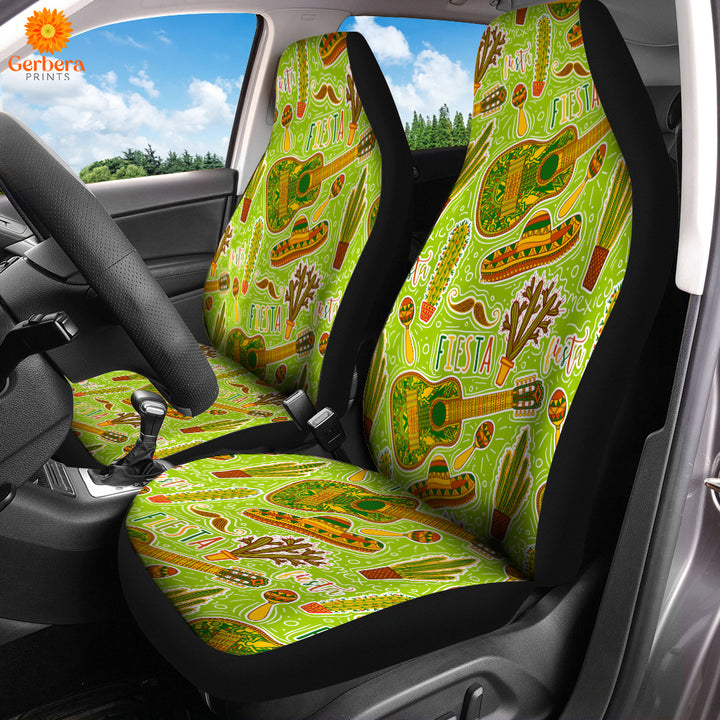 Let's Fiesta Party Mexican Car Seat Cover Car Interior Accessories CSC5595