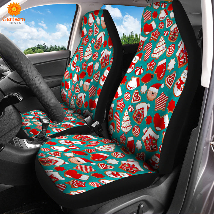 Gingerbread Cookies Christmas Sweets Car Seat Cover Car Interior Accessories CSC5643