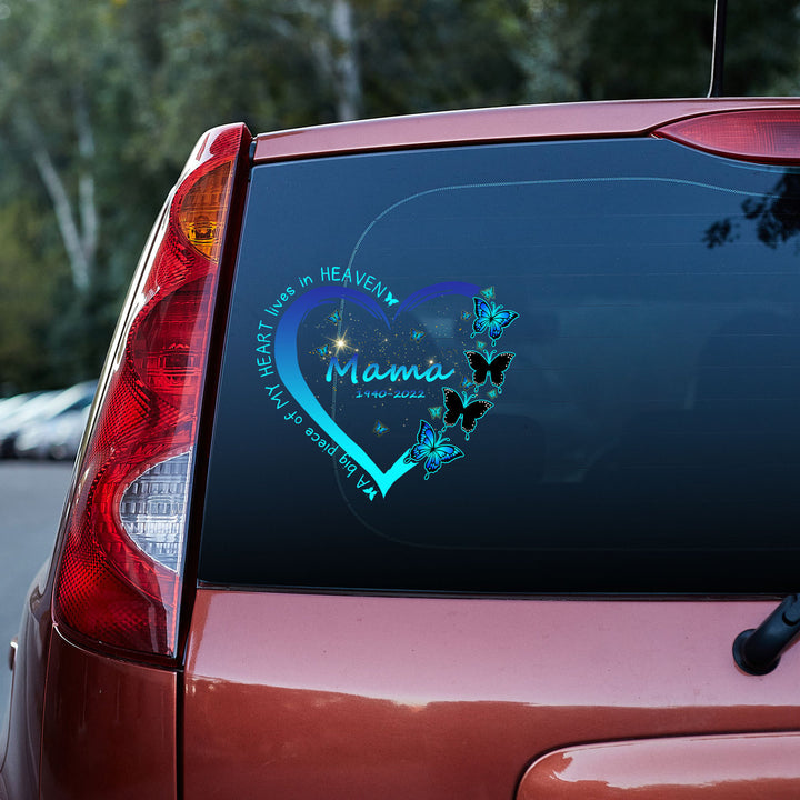 A Big Piece Of My Heart Custom Text Vinyl Car Decal Sticker
