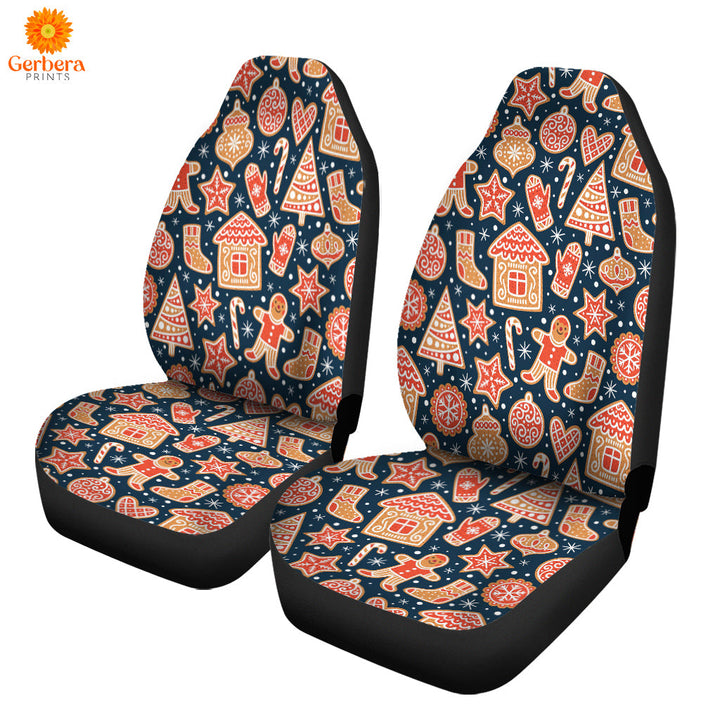 Christmas Gingerbread Cookies Car Seat Cover Car Interior Accessories CSC5646