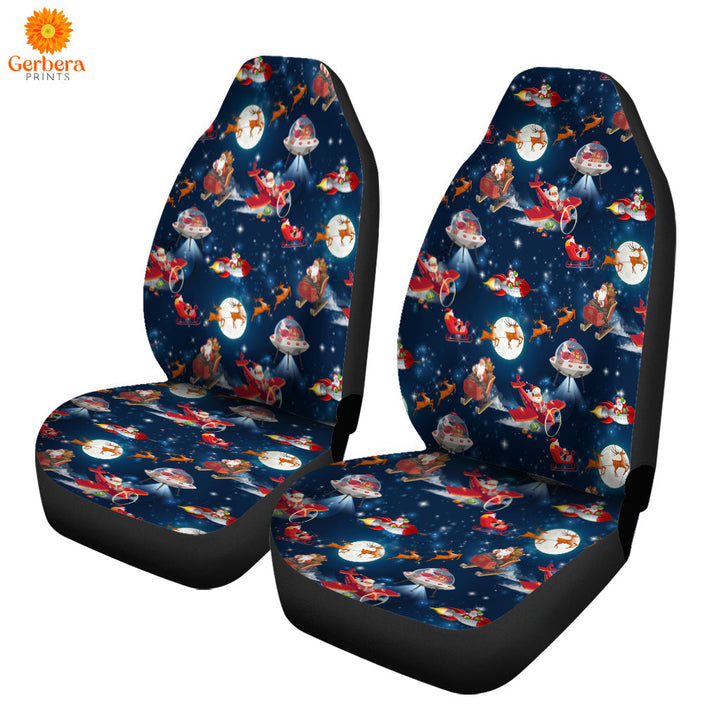 Christmas In Space Car Seat Cover Car Interior Accessories CSC5636