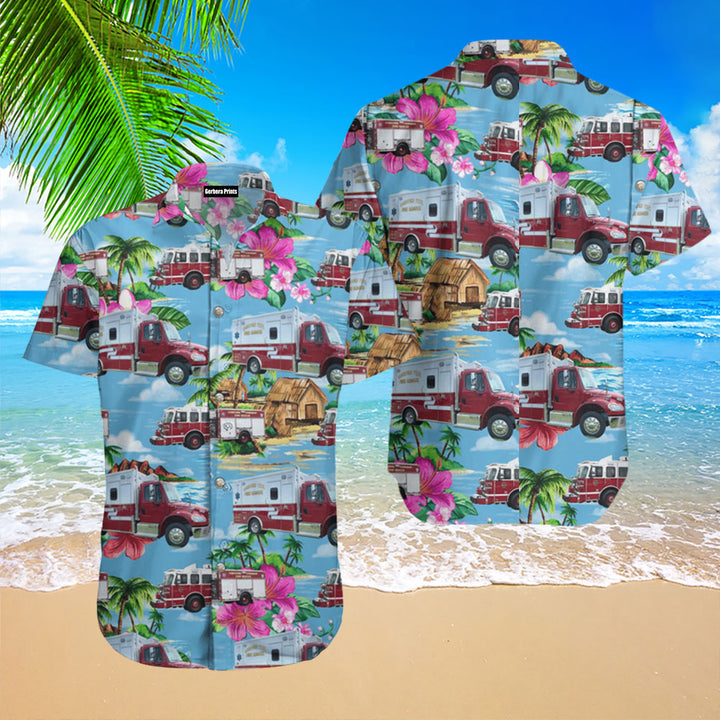 Concord Township Ohio Concord Township Fire Department Hawaiian Shirt