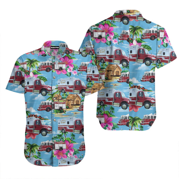 Concord Township Ohio Concord Township Fire Department Hawaiian Shirt