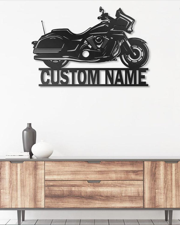 Custom Name Motorcycle Personalized Metal House Sign Personalized Metal House Sign Laser Cut Metal Sign