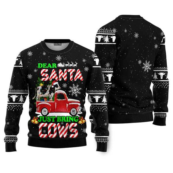 Deer Santa Ugly Christmas Sweaters For Men & Women US6033