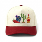 Chèvre sur le chapeau vert