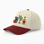 Chèvre sur le chapeau vert