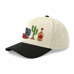 Chèvre sur le chapeau vert