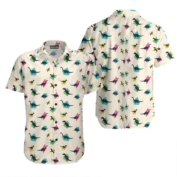 Dinosaur Shapes Hawaiian Shirt