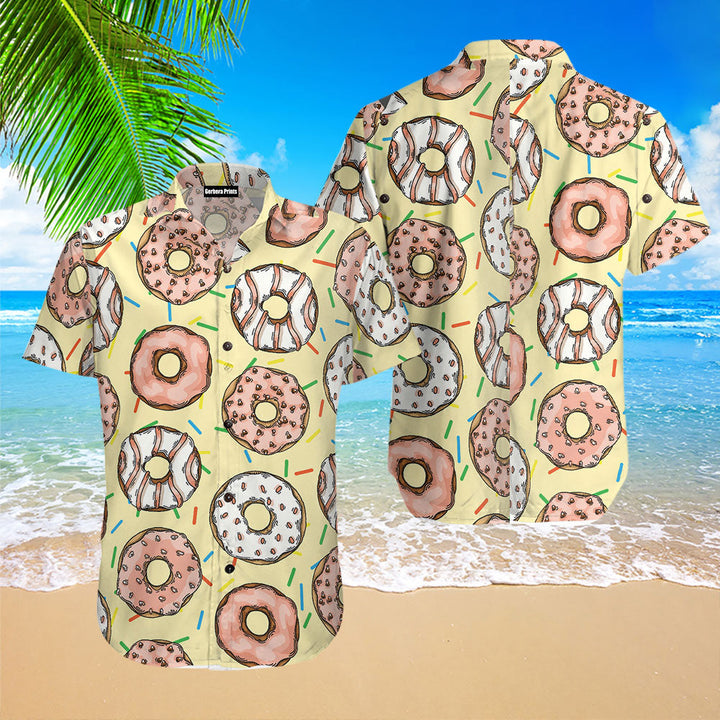 Donut Is My Life Shirt For Men Hawaiian Shirt