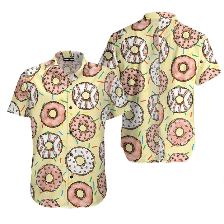Donut Is My Life Shirt For Men Hawaiian Shirt