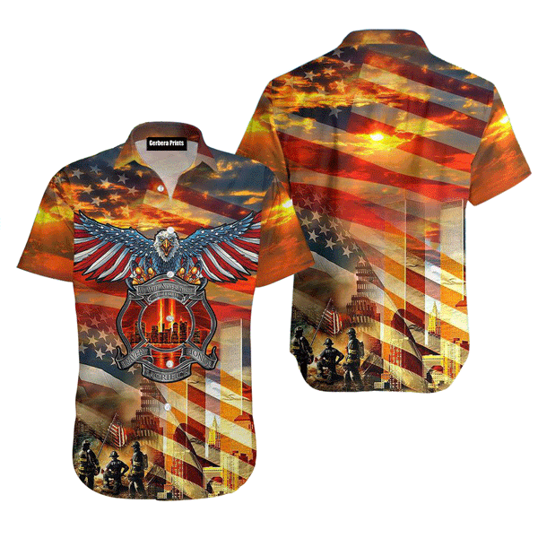 Eagle Never Forget 911 Aloha Hawaiian Shirts For Men And For Women