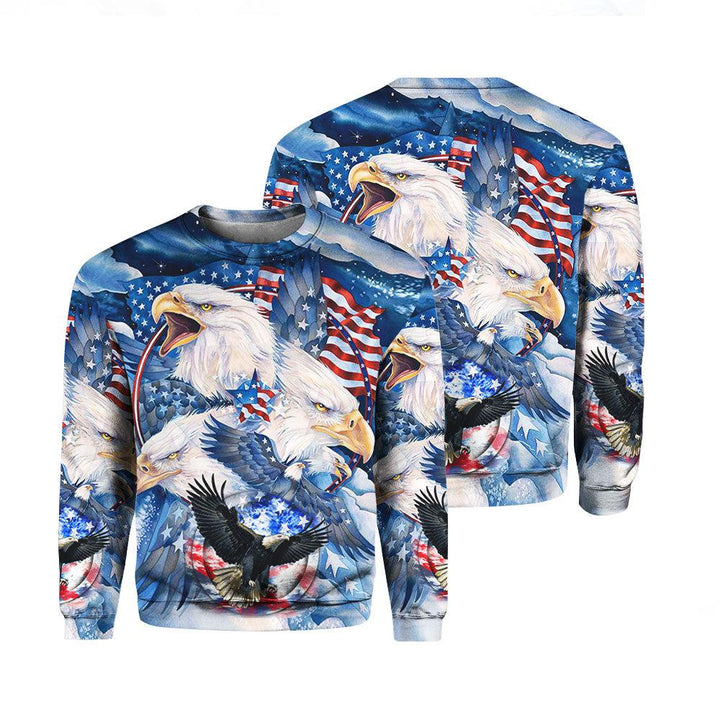 Eagle Us Veteran Crewneck Sweatshirt For Men & Women