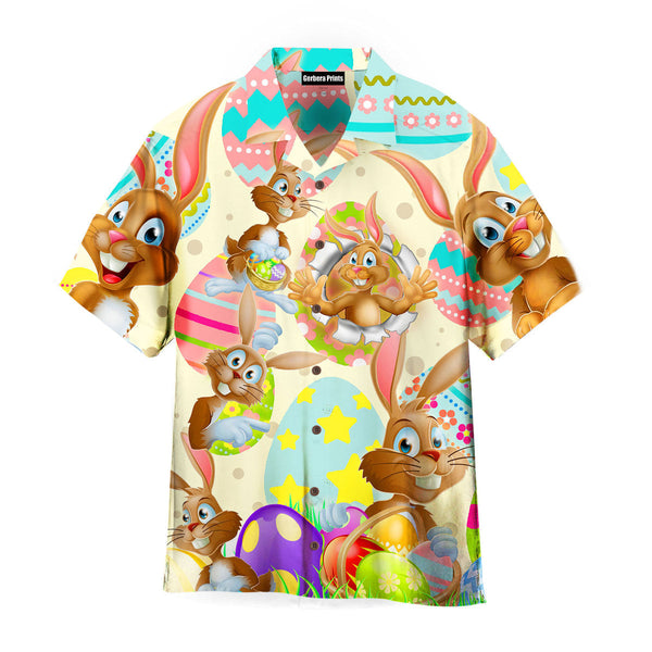 Easter Day - Gift For Men And Women - Funny Rabbit Eggs Aloha Hawaiian Shirts WT9817