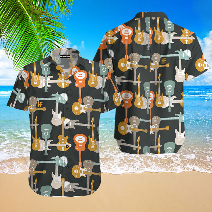 Electric Guitars Hawaiian Shirt