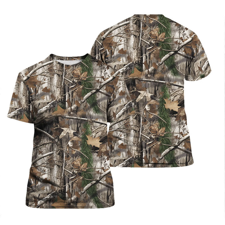 Real Tree Camo Camouflage Hunting T Shirt