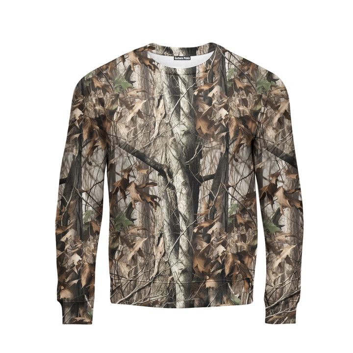 Real Tree Camouflage Hunting Camo Crewneck Sweatshirt For Men & Women FHT1158