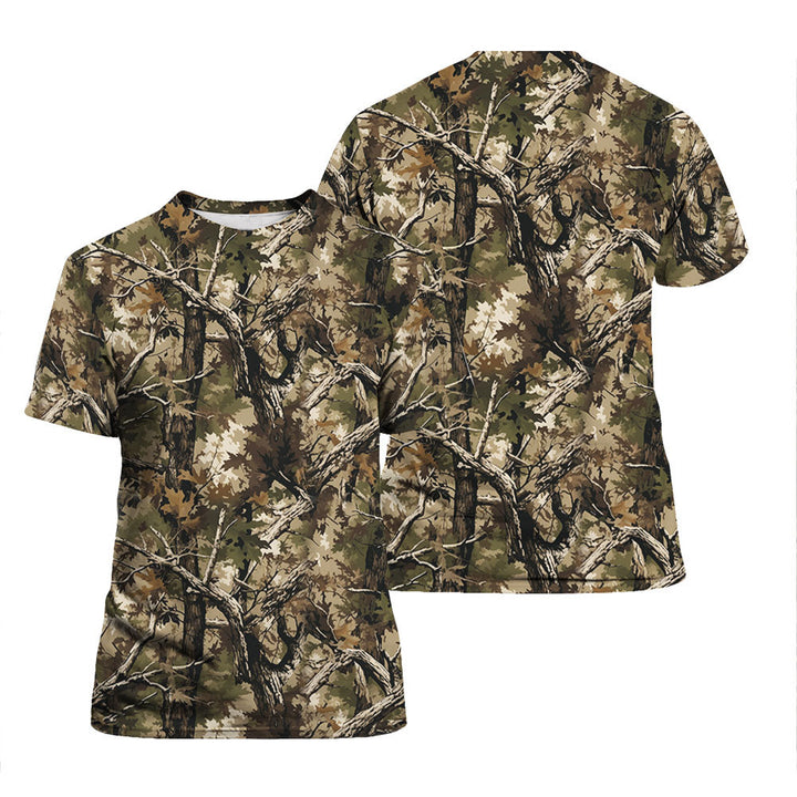 Real Tree Camouflage Hunting Camo T Shirt