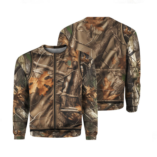 Camouflage Hunting Camo Crewneck Sweatshirt