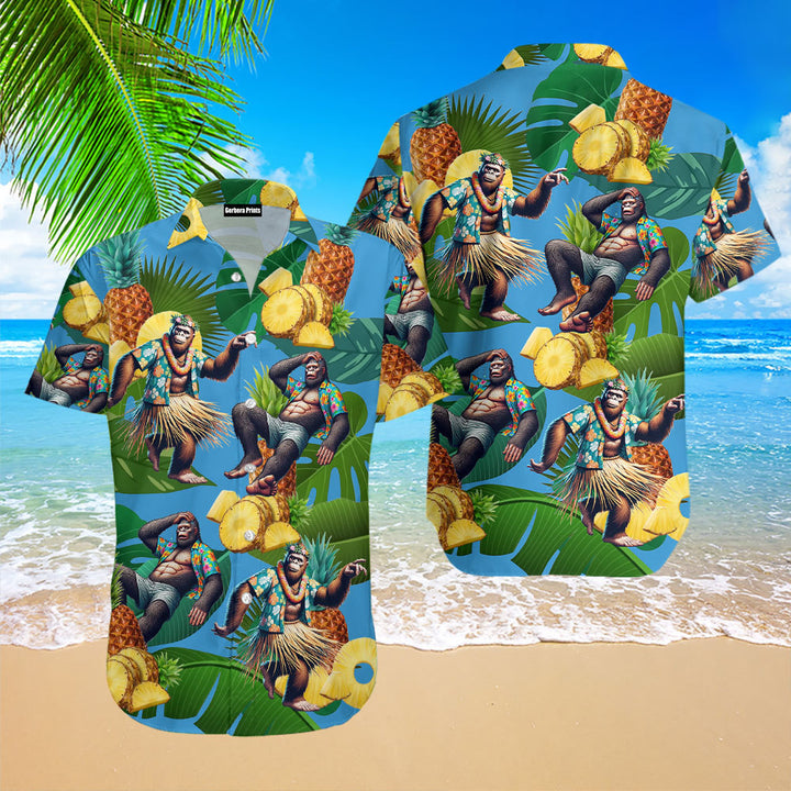 Bigfoot Hawaiian Shirt