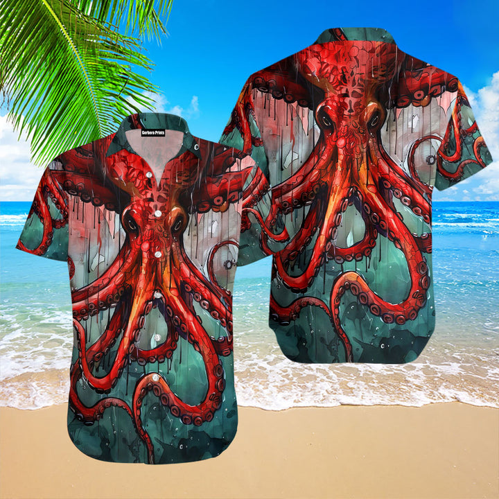 Octopus Hawaiian Shirt