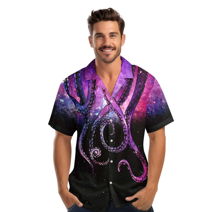 Galaxy Octopus Hawaiian Shirt