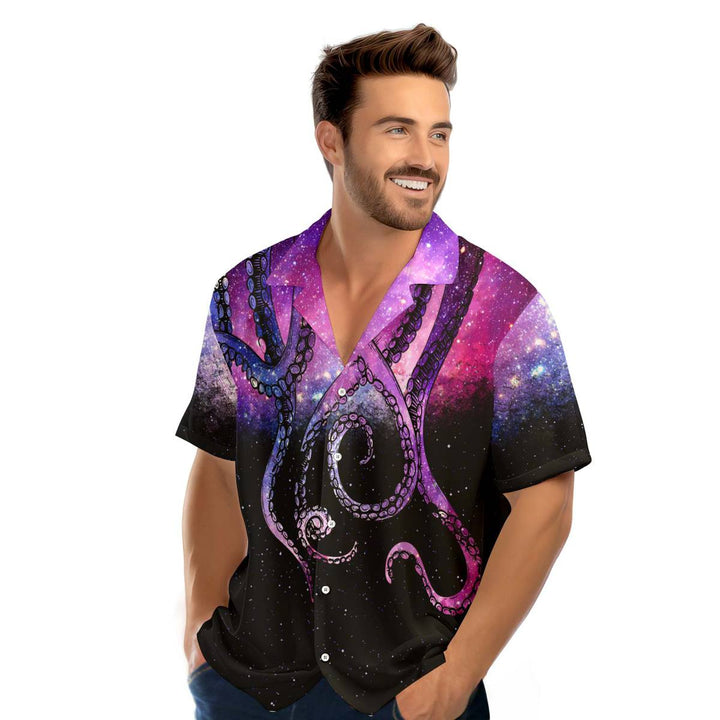 Galaxy Octopus Hawaiian Shirt