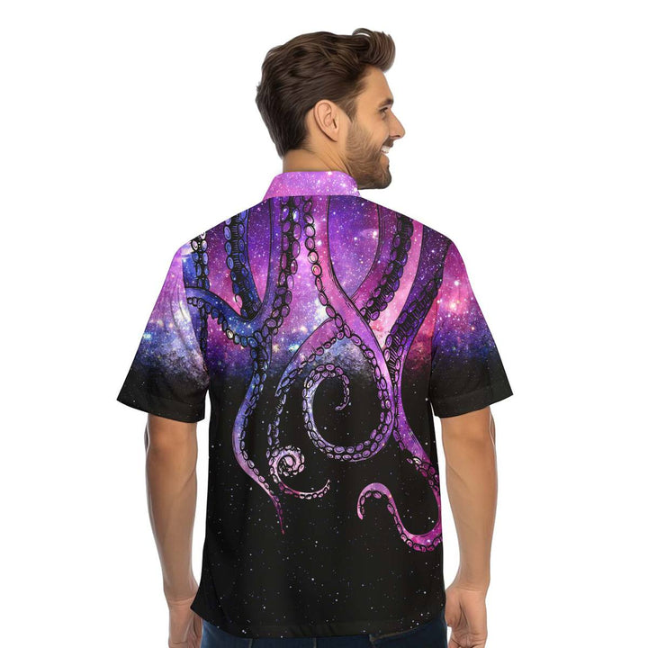 Galaxy Octopus Hawaiian Shirt