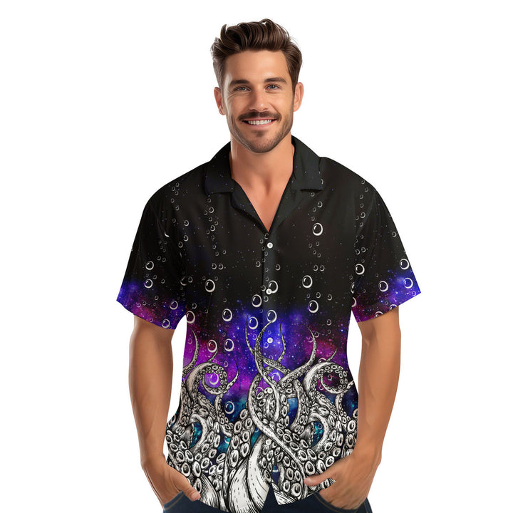 Galaxy Octopus Hawaiian Shirt