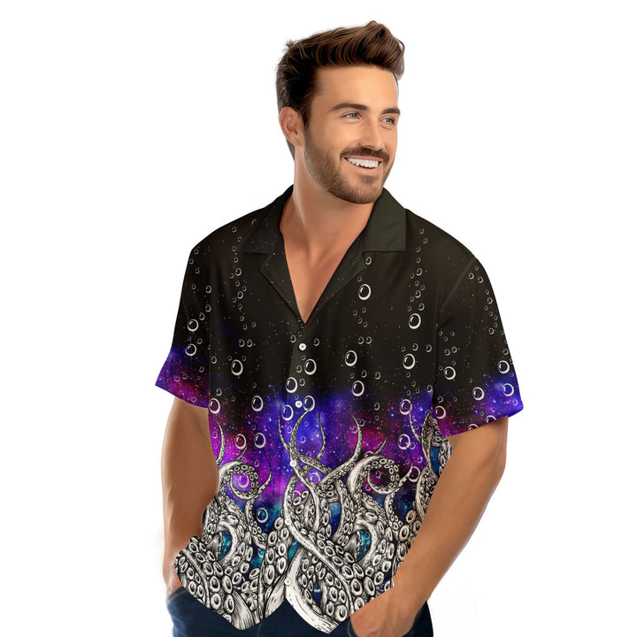 Galaxy Octopus Hawaiian Shirt