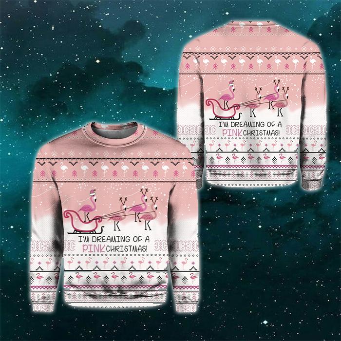 Flamingo Crewneck Sweatshirt For Men & Women