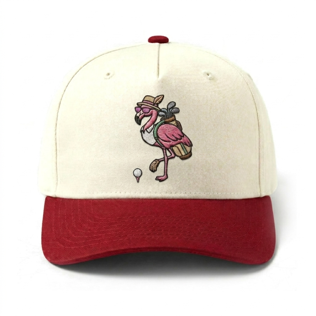 Chèvre sur le chapeau vert