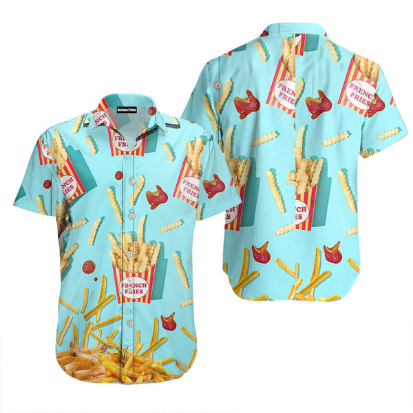 Food French Fries Basic Hawaiian Shirt