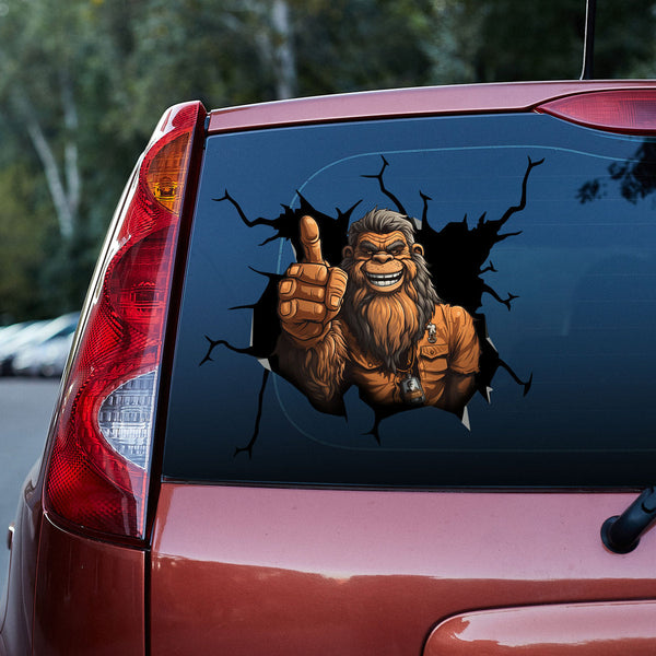 Funny Bigfoot 3D Vinyl Car Decal Stickers CS8298