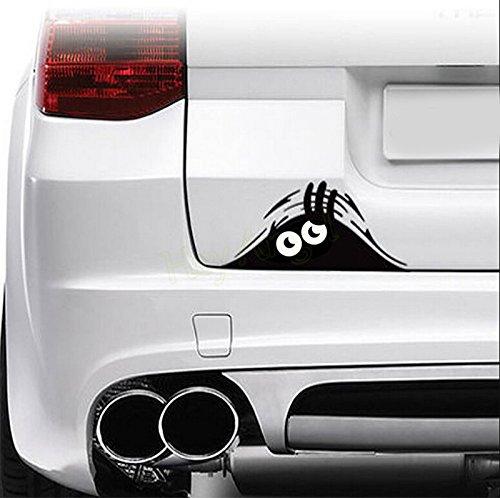 Funny Peeking Monster Car Decal Sticker | Waterproof | PVC Vinyl | CS1320