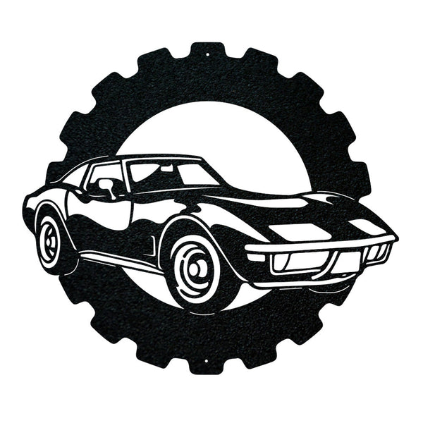 Garage Corvette Classic Car Metal Car Collection Sign Laser Cut Metal Signs 