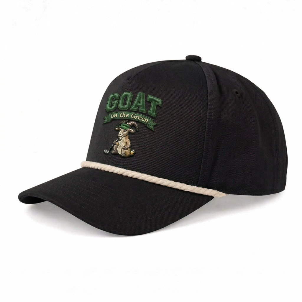 GOAT on the Green Rope Hat