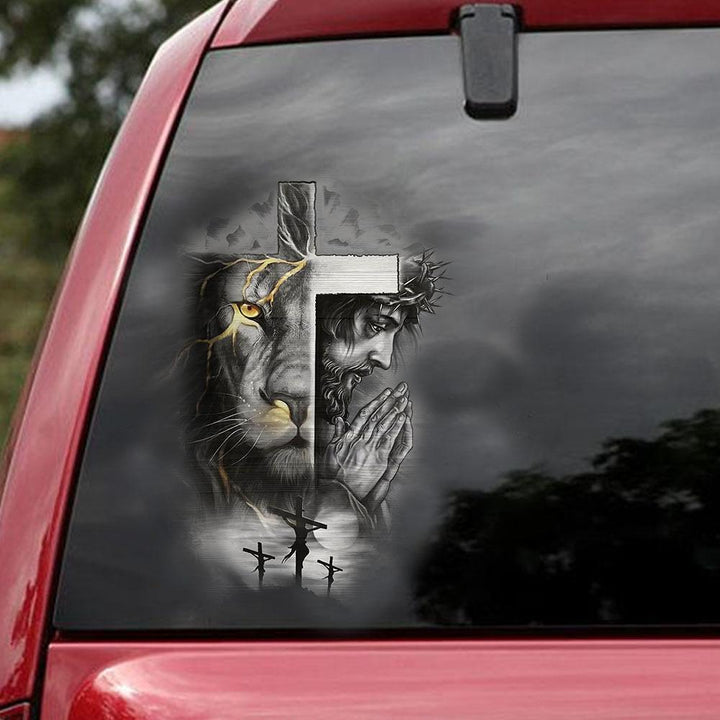 God Cracked Car Decal Sticker | Waterproof | PVC Vinyl | CCS2102