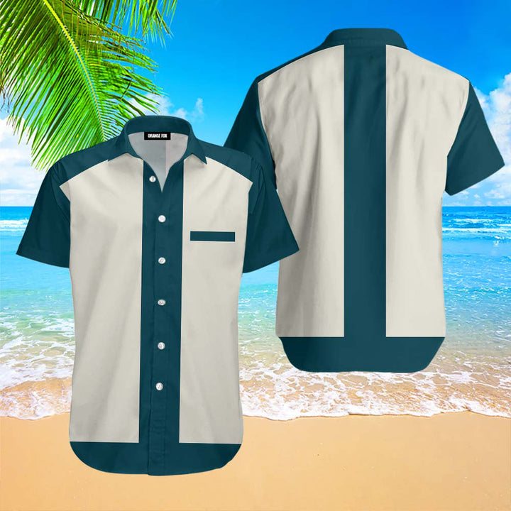 Bowling Retro - Gift For Bowling Lovers - 50s Rockabilly Style Casual Bowling Hawaiian Shirt