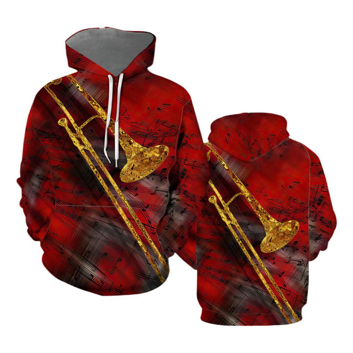 Jazz Trombone Art Hoodie