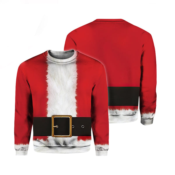 Santa Claus Custume Cosplay Crewneck Sweatshirt