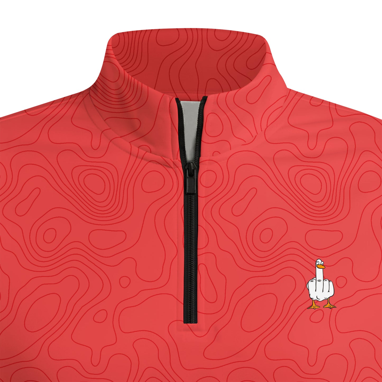 Duck You Half Zip Pullover