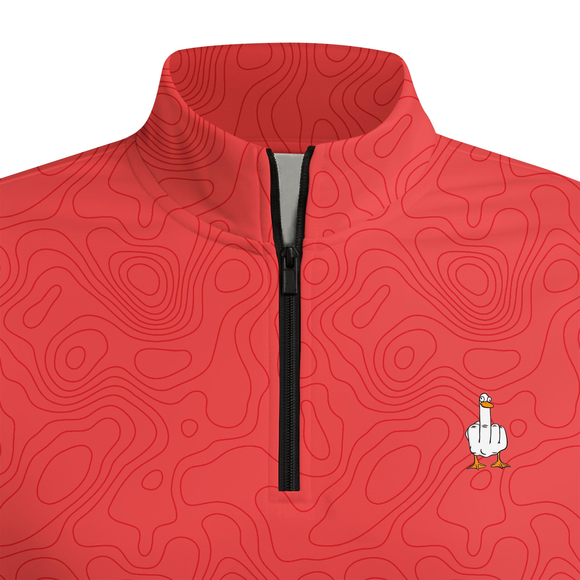 Duck You Half Zip Pullover