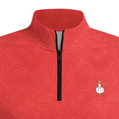 Duck You Half Zip Pullover