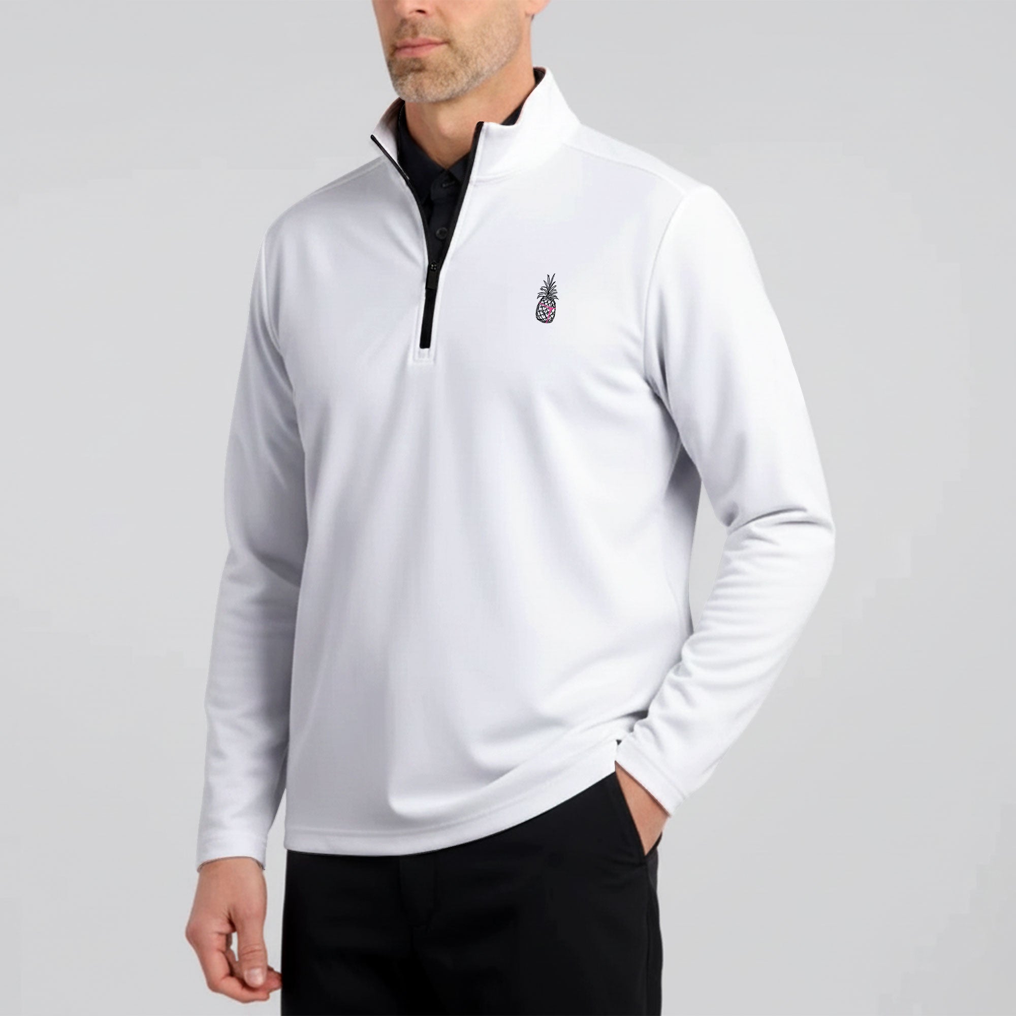 Pineapple Slut Half Zip Pullover